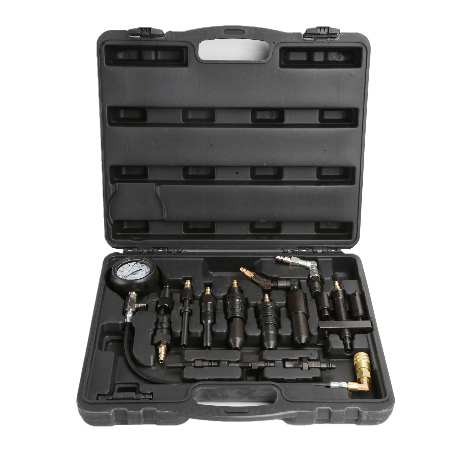 Diesel Engine Compression Pressure Tester Tool For FORD CUMMINS DETROIT 1000 Psi