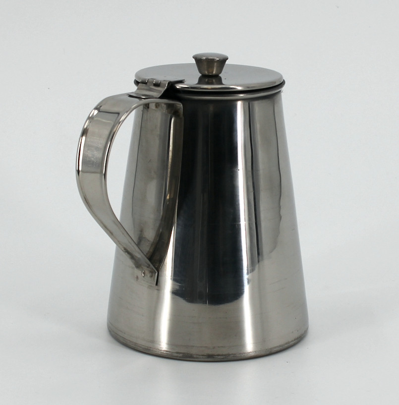 Tall Coffee Pot - Stainless - Historical Reenactment