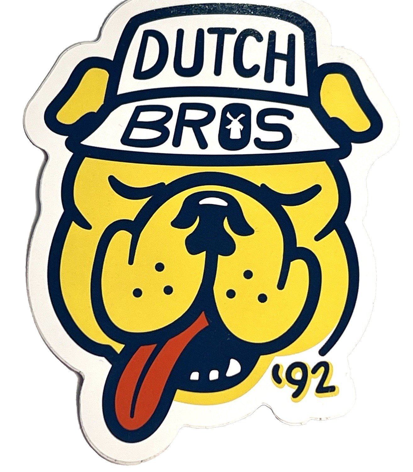 Dutch Bros Coffee Sticker June 2024 Yellow Dog Bucket Hat Scavenger Hunt ‘92