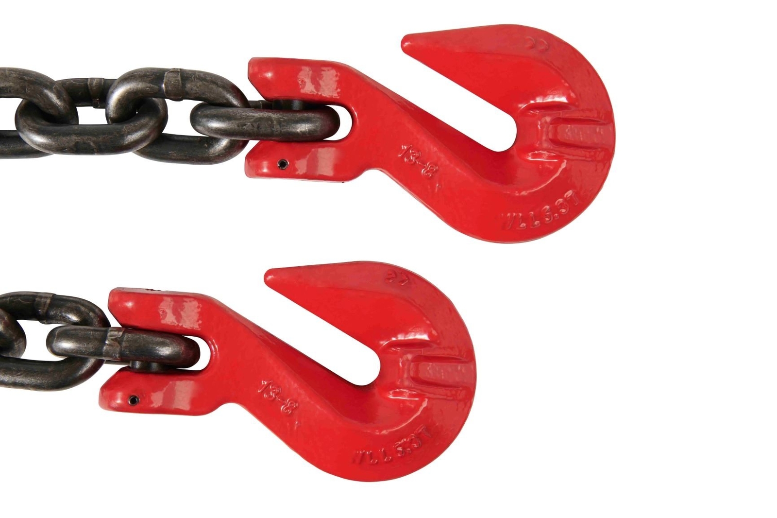 (4 Pack) G80 Alloy Tow & Binder Lashing Chain 1/2" x 10', 12,000 lbs WLL