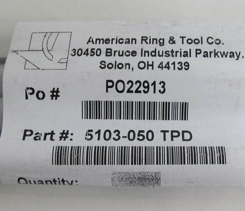 200x AMERICAM RING & TOOL 5103-050 CRESCENT RETAINING RING FOR SCHLAGE LOCK .50"