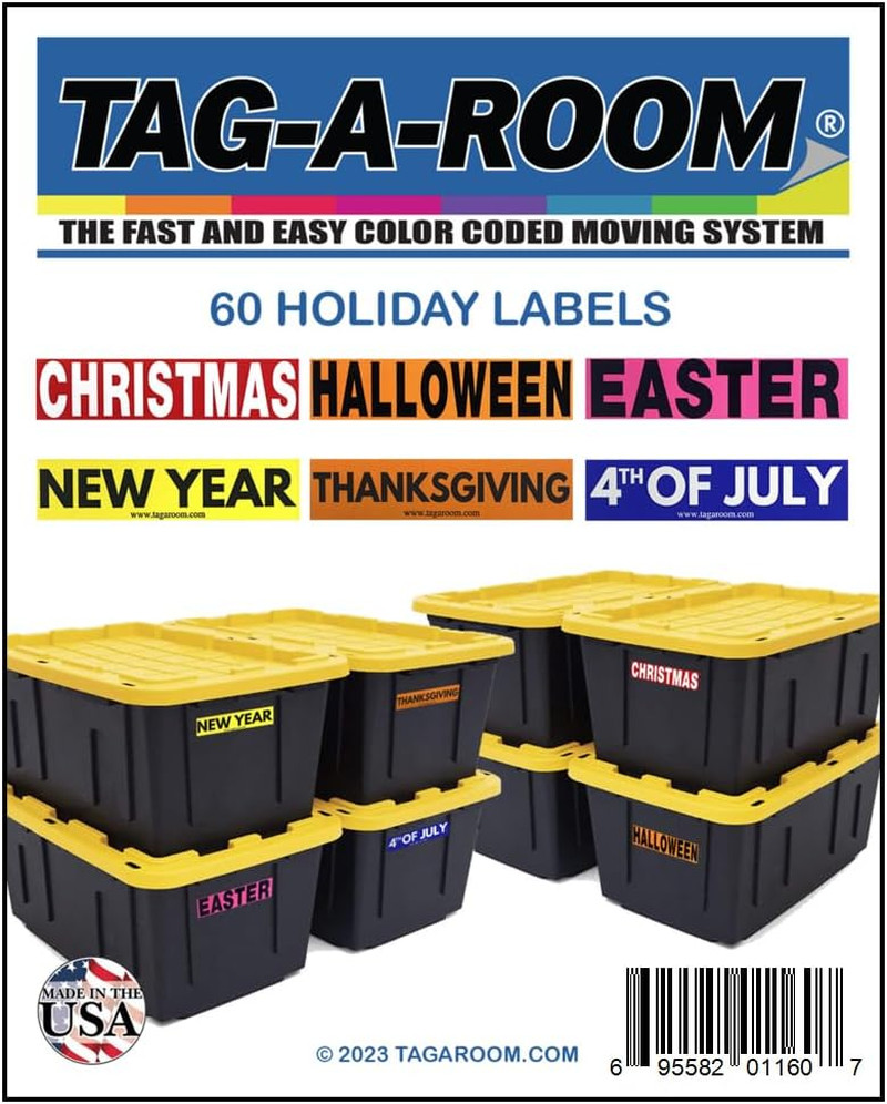 Holiday Color Coded Label Multi Pack (Multi Holiday)