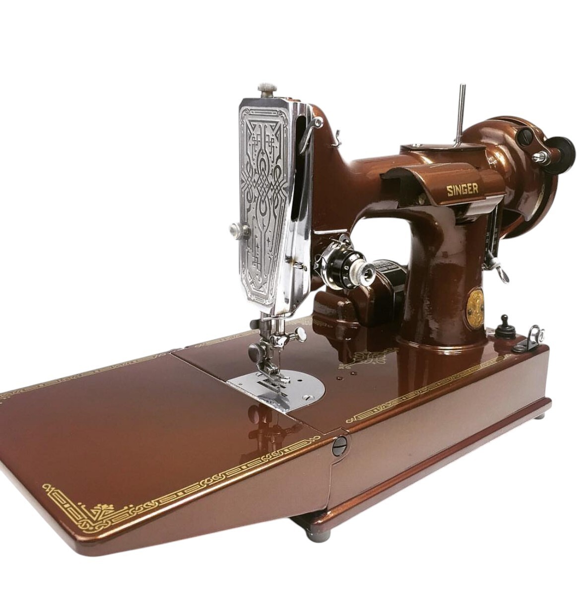 Singer Featherweight 221 Sewing Machine Custom Painted Color of Choice