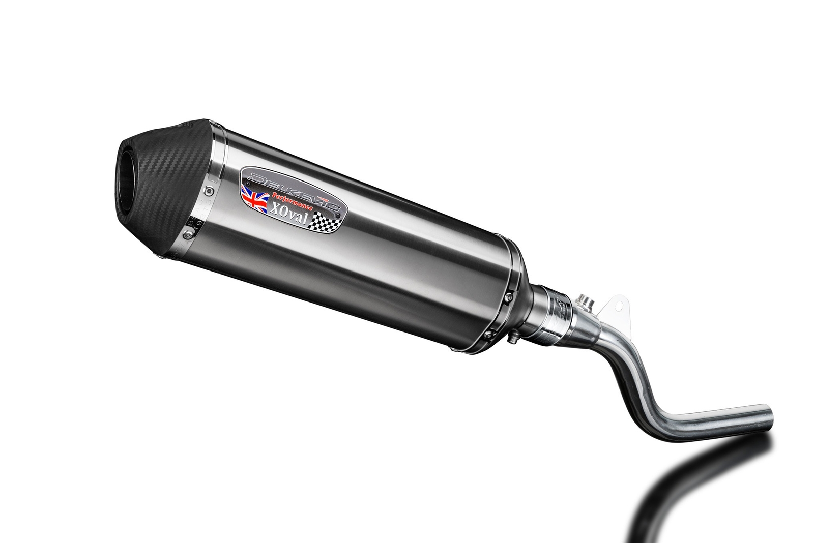 Kawasaki KLX250 09-20 KLX300 20-24 Slip On 13.5" XOval Stainless Exhaust Muffler