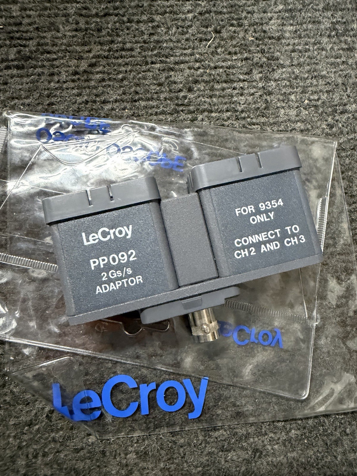 6 Lecroy Oscilloscope Probes (4) PP002, PP005, PP006 & PP092 Adapter