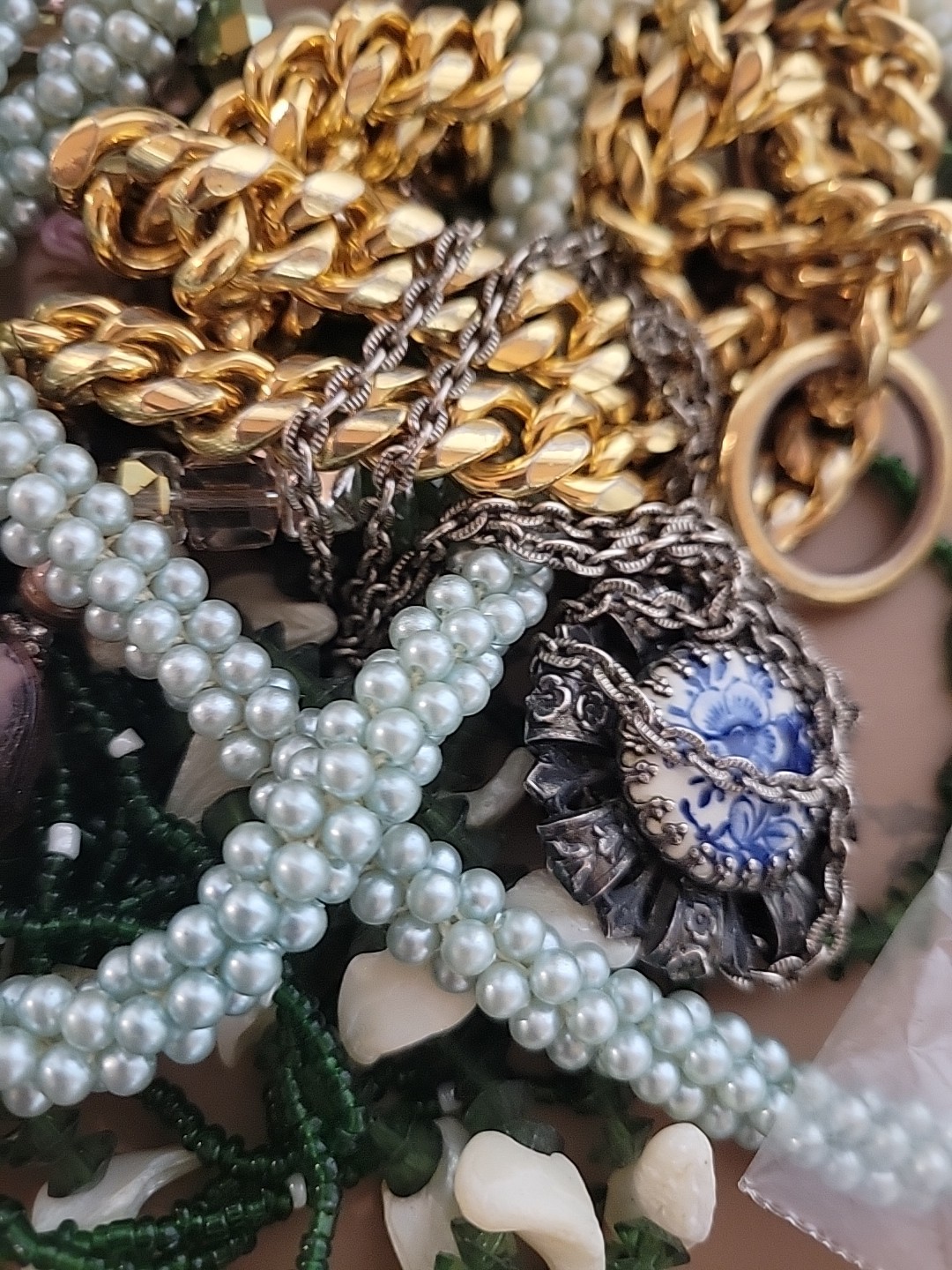 One Pound Jewelry Lot Vintage To Now Fashion Jewelry All Wearable Clean Bagged