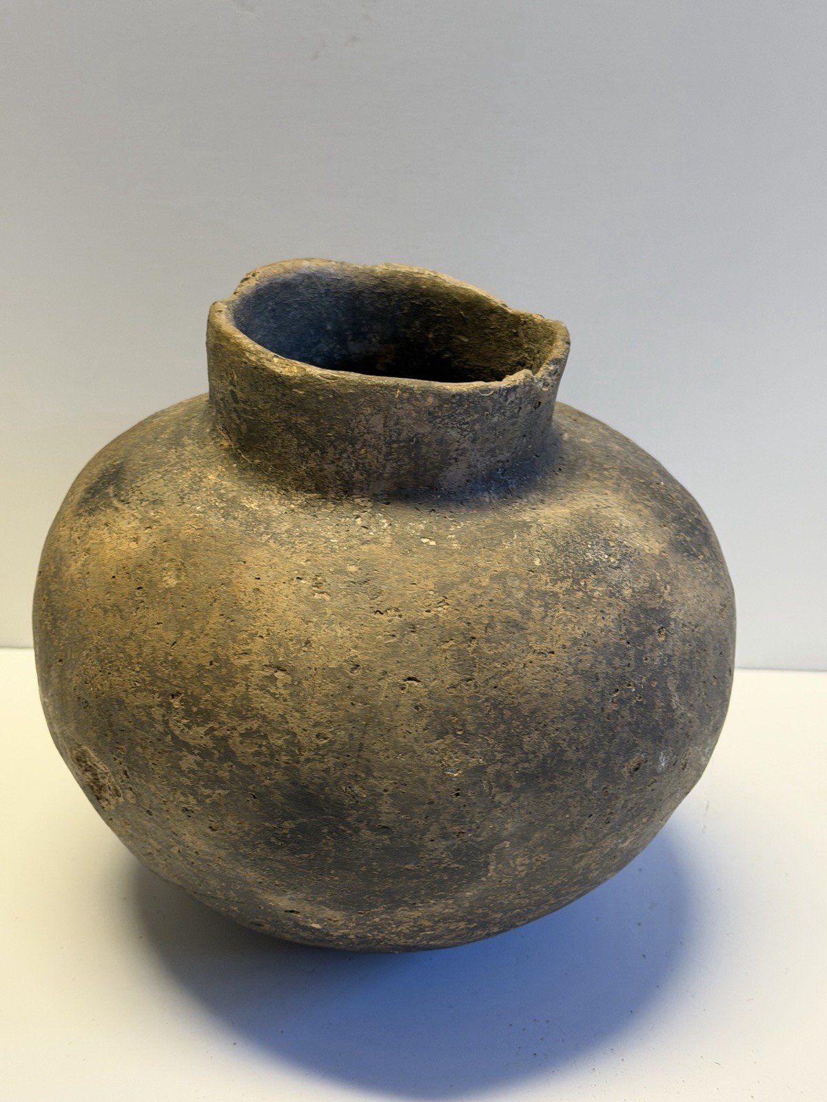 Antique Original Native American Indian Clay Pottery Jug; NICE