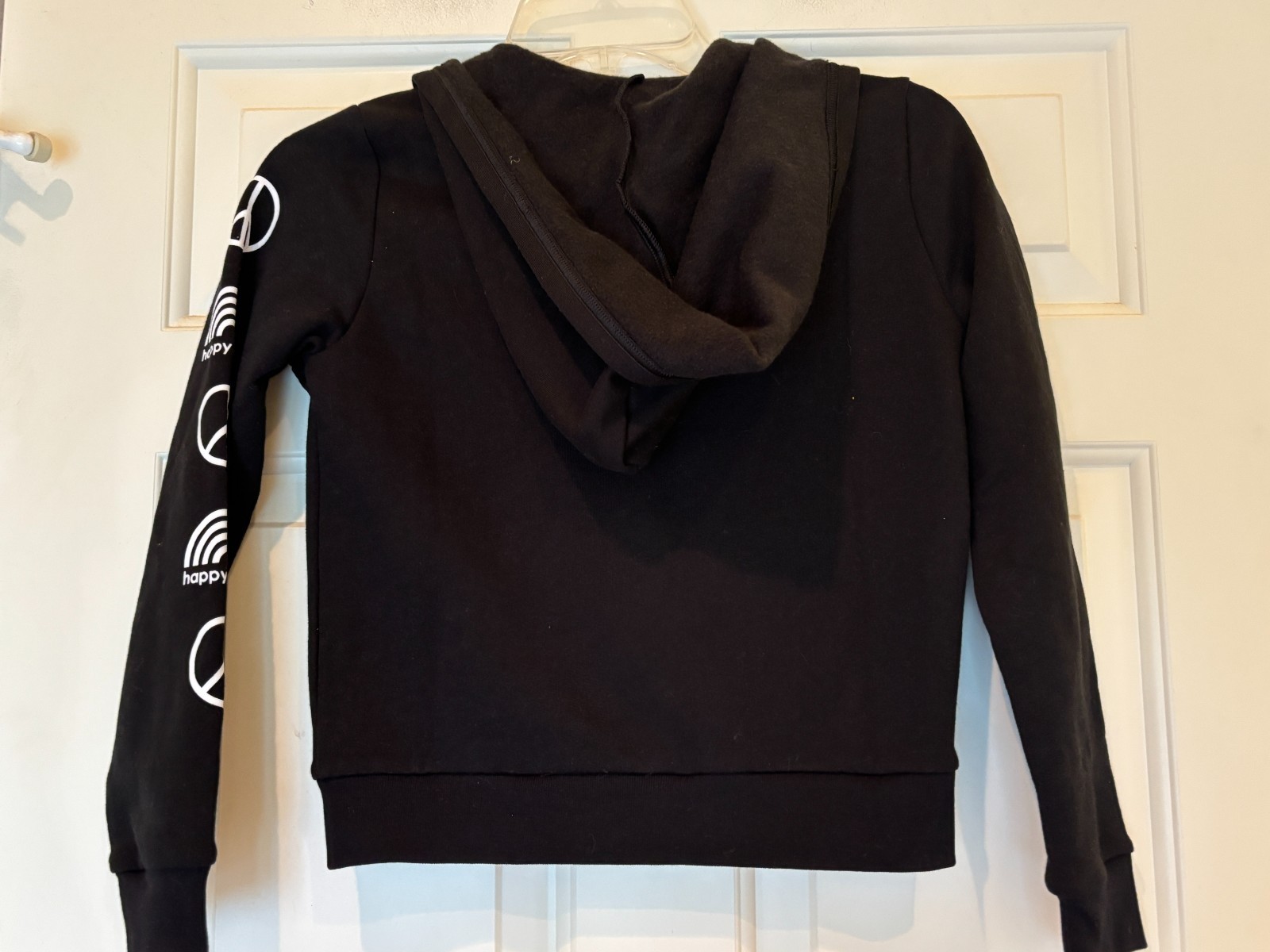 Happy Nation Victorias Secret Sweatshirt Jacket Hoodie Girls Boys M 10