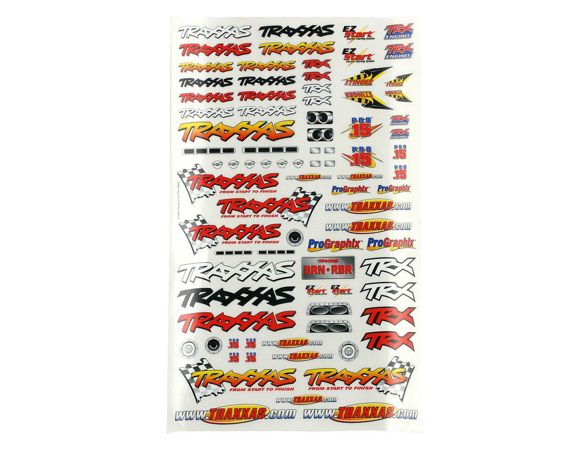Traxxas Official Team Racing Decal Set (Flag Logo/6-Color) [TRA9950]