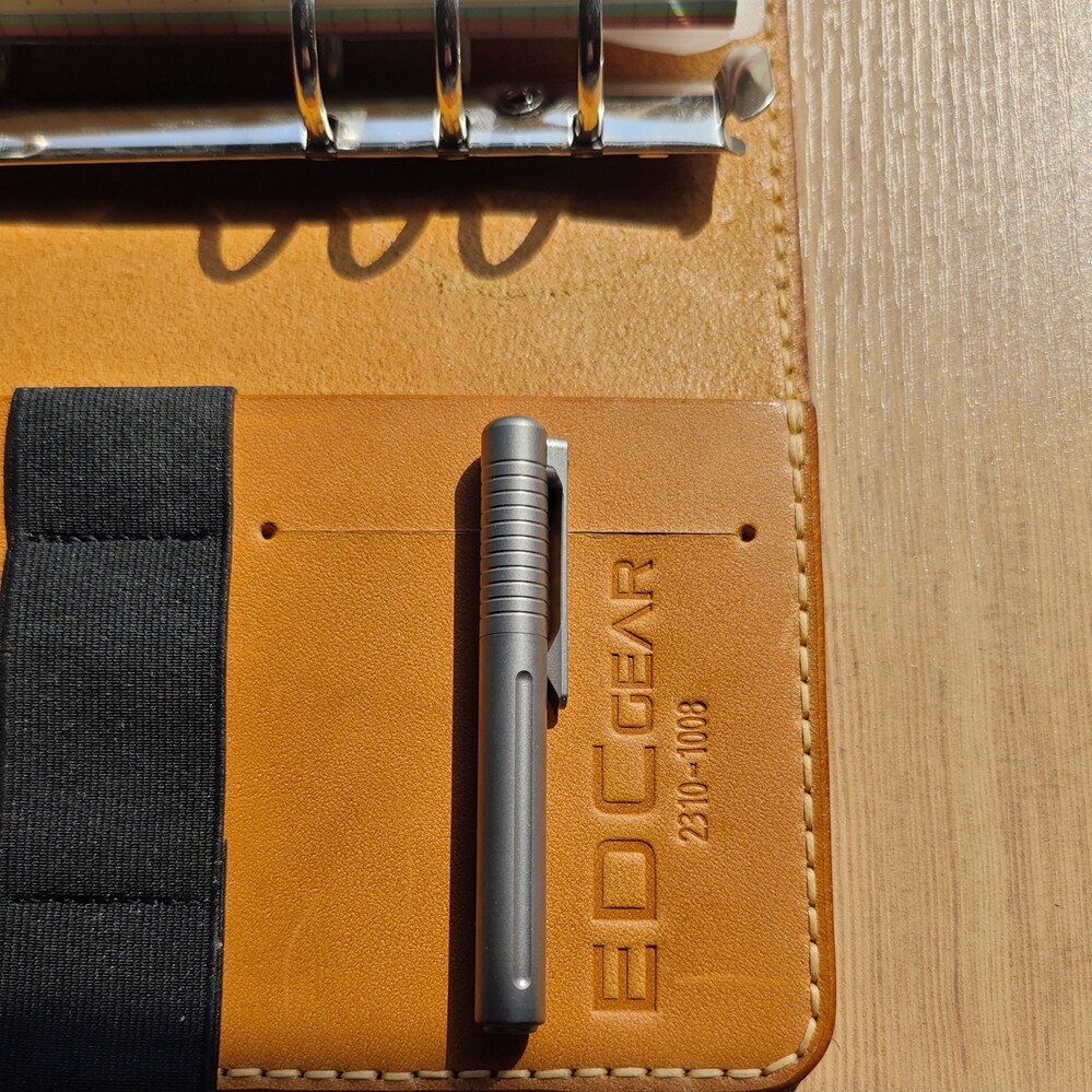 Compact TC4 Titanium Alloy Signature Pen Pocket Ballpoint Pen Outdoor Travel EDC