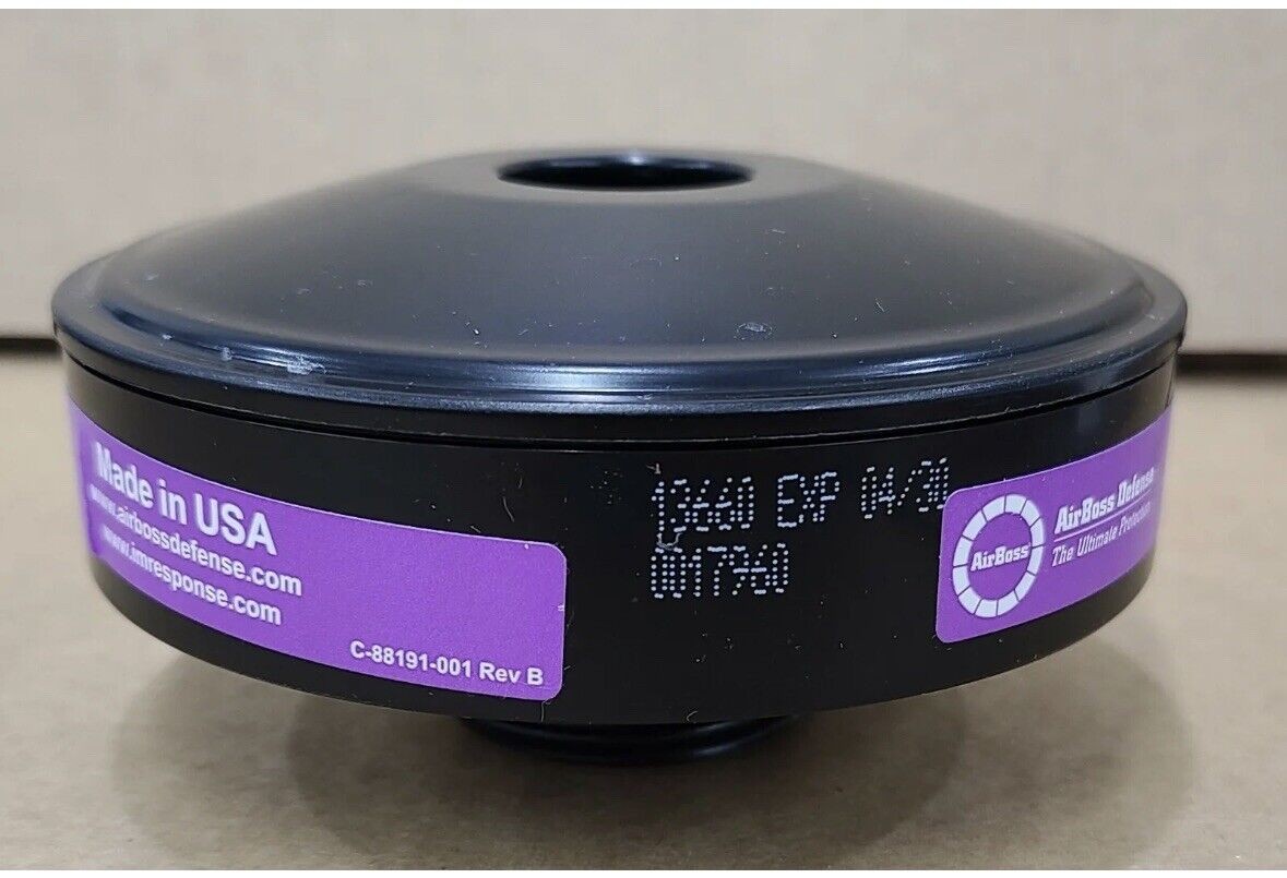 20x AirBoss FlexAir 40mm HE2 Respirator Filter Cartridge Niosh Drywall Exp 2030