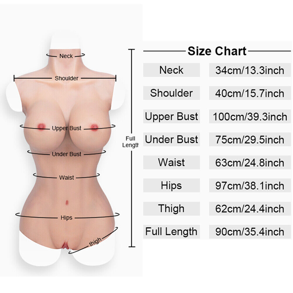 Silicone Full Body Suit For Plus Size Female Body Suit Silicon Filled Crossdress