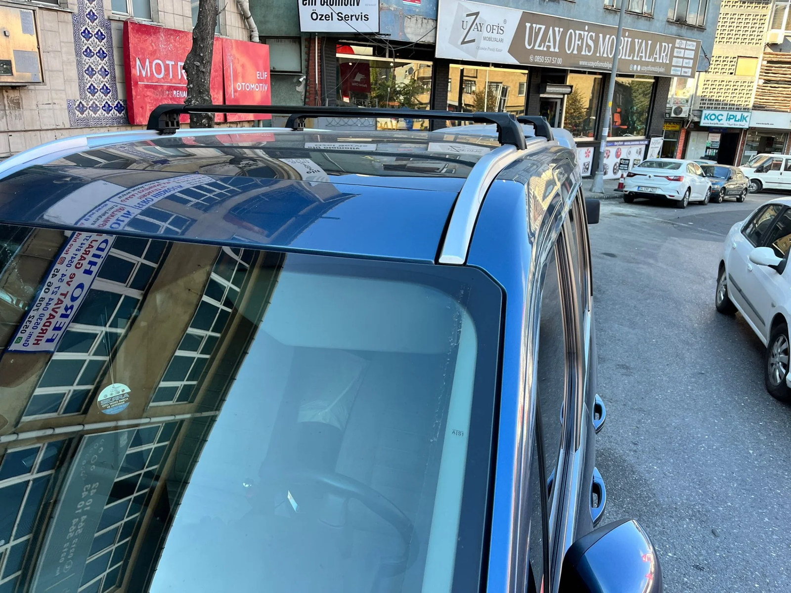 For Ford Transit Connect LWB 2013-Up Roof Rack Cross Bars Metal Bracket Flush Ra