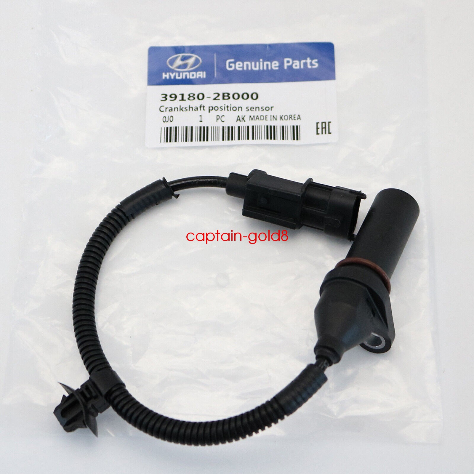 OEM 39180-2B000 Crankshaft Position Sensor For Hyundai Veloster Elantra Accent