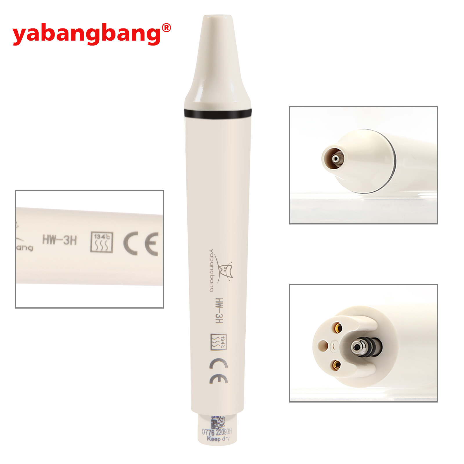 Dental Ultrasonic Piezo Scaler Handpiece fit For EMS WOODPECKER type Tips 135℃
