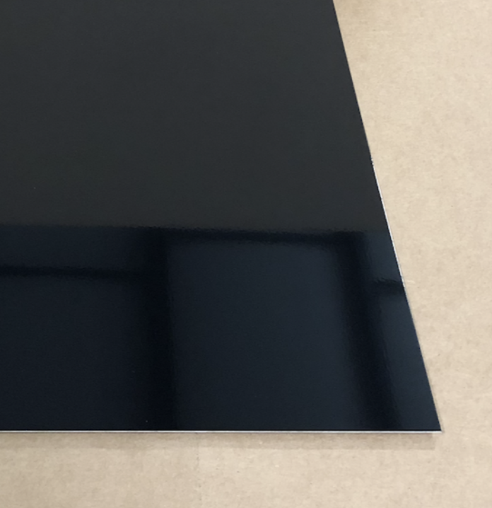 .050" Black Painted Aluminum Sheet Plate (1.25mm) - VARIOUS SIZES
