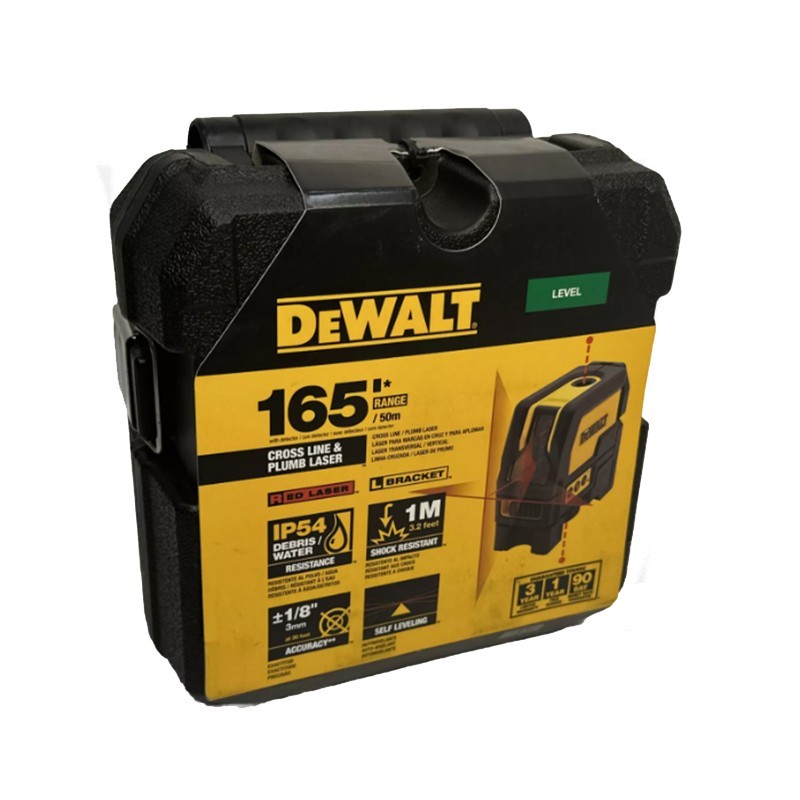 DEWALT DW0822 Self-Leveling Cross-Line and Plumb Laser Level