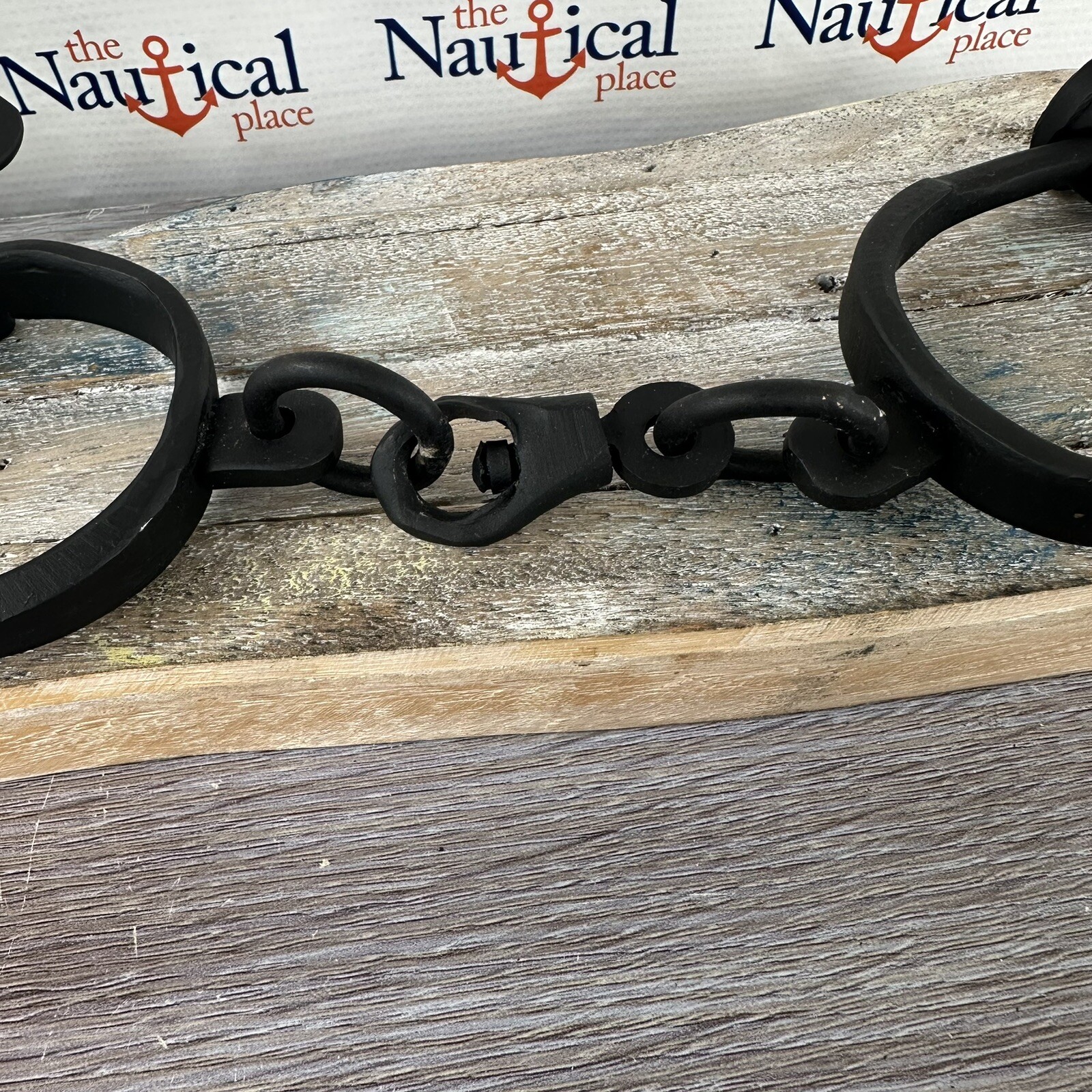 Iron Hand Cuffs and Key, Heavy Duty Old Style Shackles, Reenactment Handcuffs
