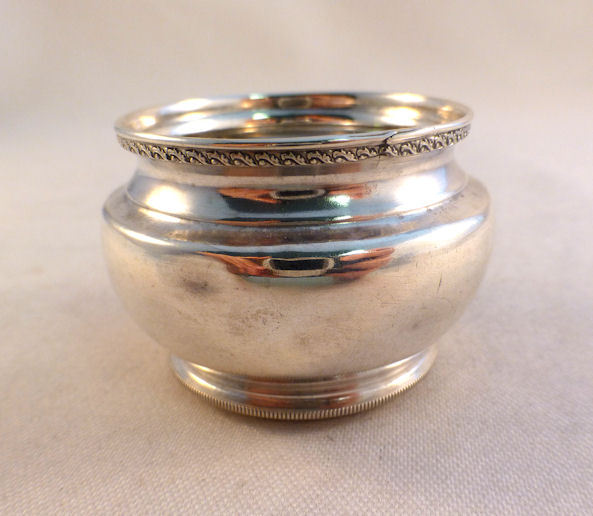 Etched Design Large Russian? 84 Sterling Open Master Salt
