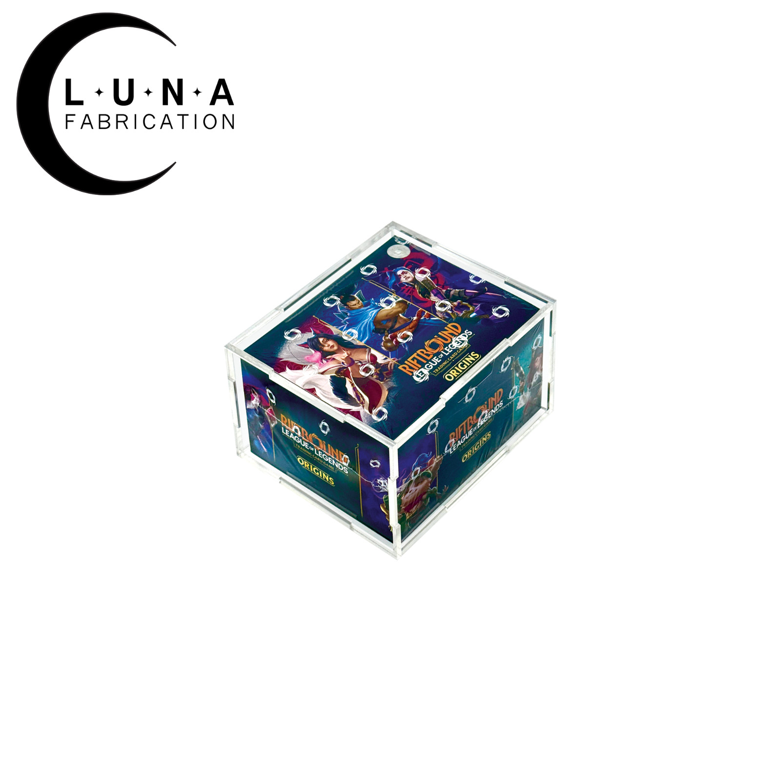 Acrylic Display Case for Riftbound League of Legends Booster Box