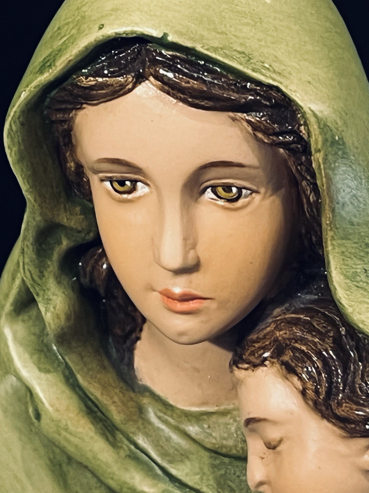 Virgin Mary Madonna Child Statue Catholic Religious 11” Mother & Baby Jesus