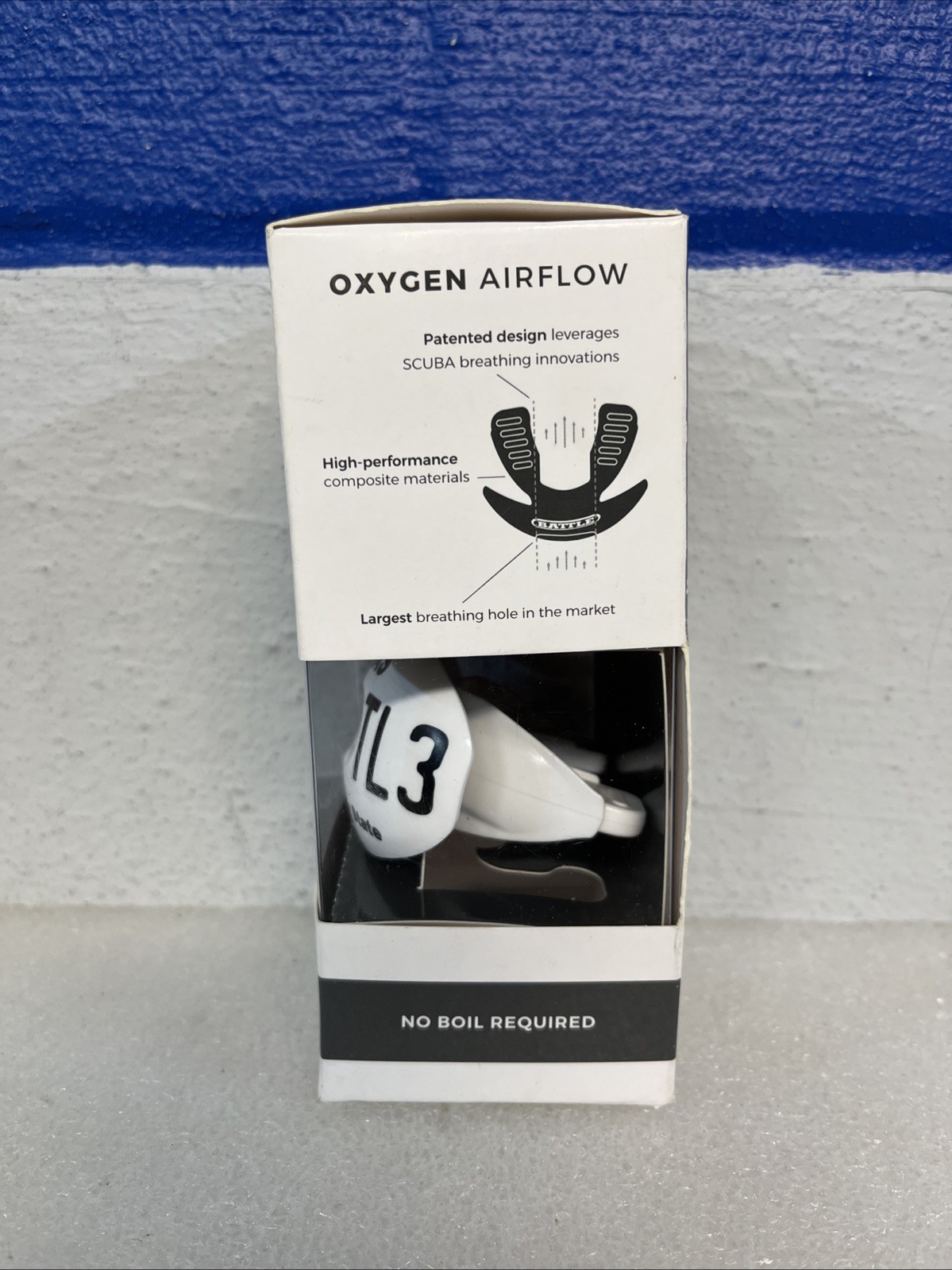 Battle Sports Oxygen Lip Protector & Mouthguard Texas Limited Ed New Sealed