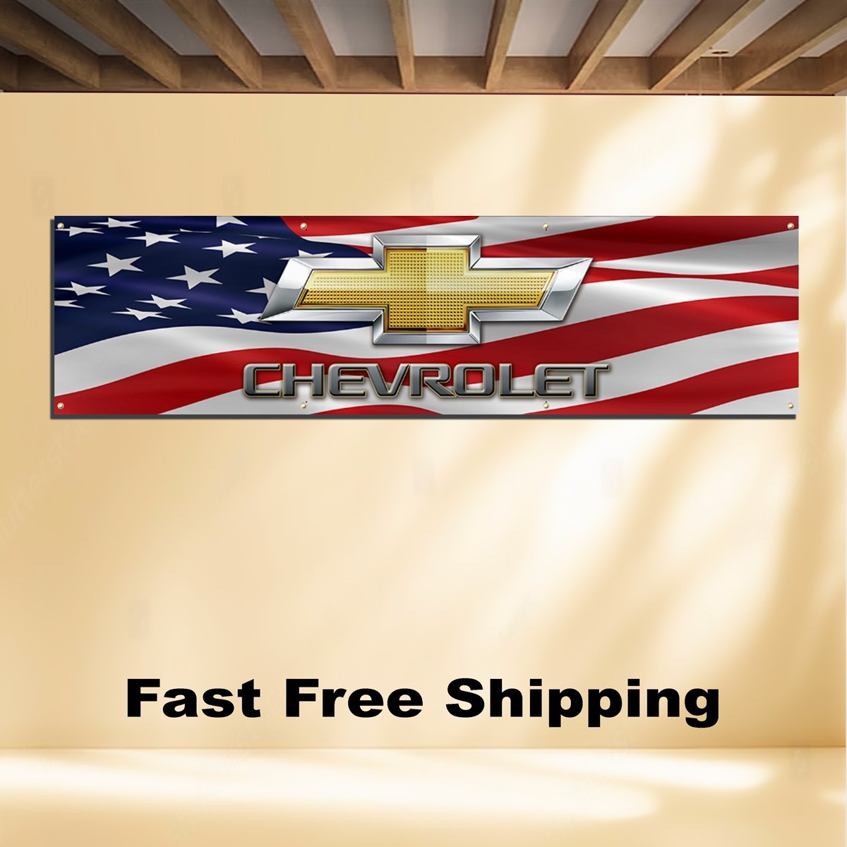 CHEVROLET 2'X8' BANNER FLAG CHEVY