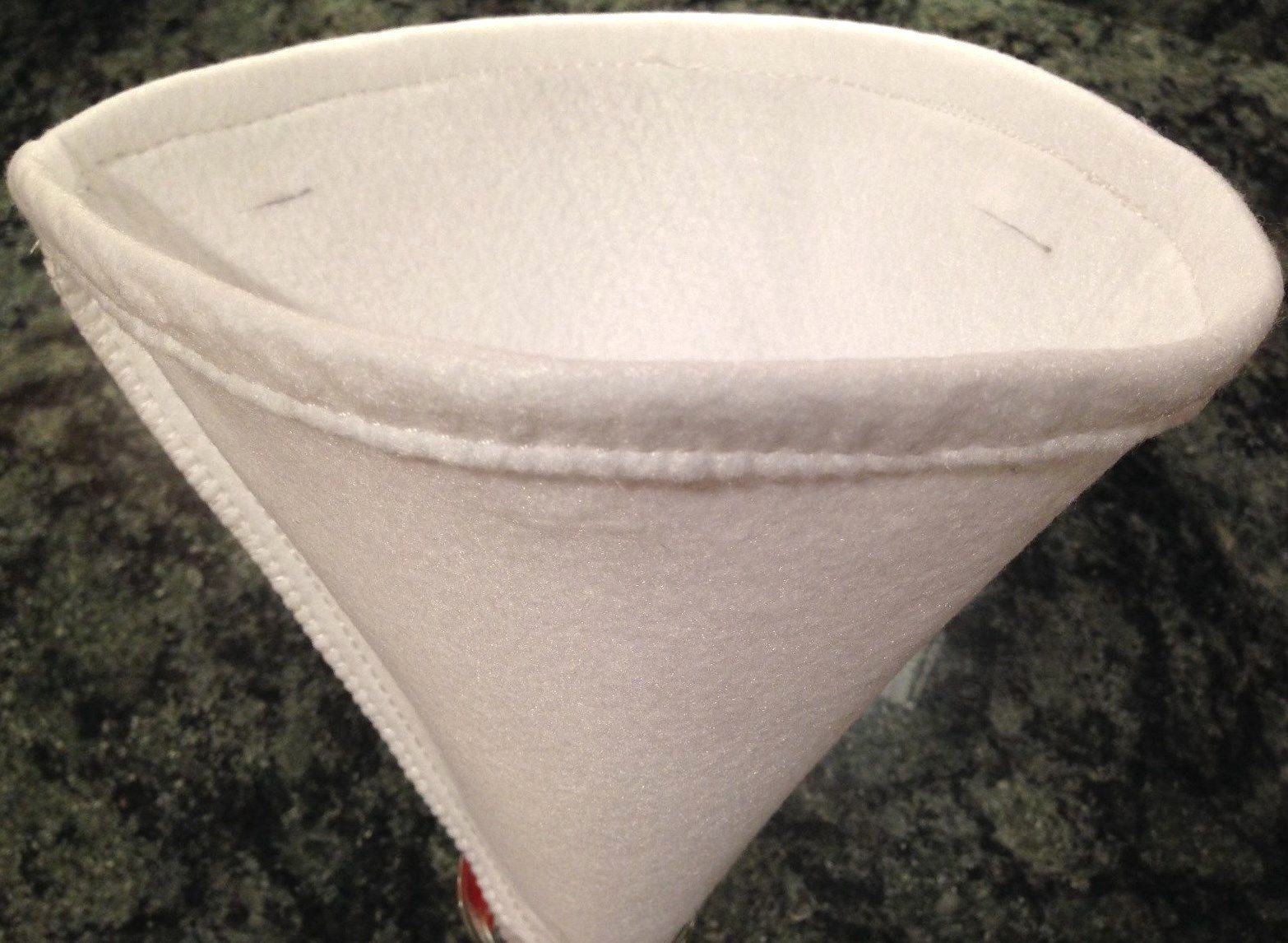 MAPLE SYRUP FILTER CONE - SYNTHETIC ORLON - 1 QUART - FOOD SAFE FILTERS