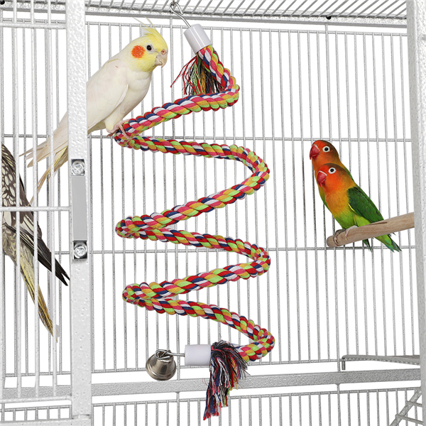 69 Inch Extra Large Cage for Small Animals Bird Cage Parrot w/ Detachable Stand