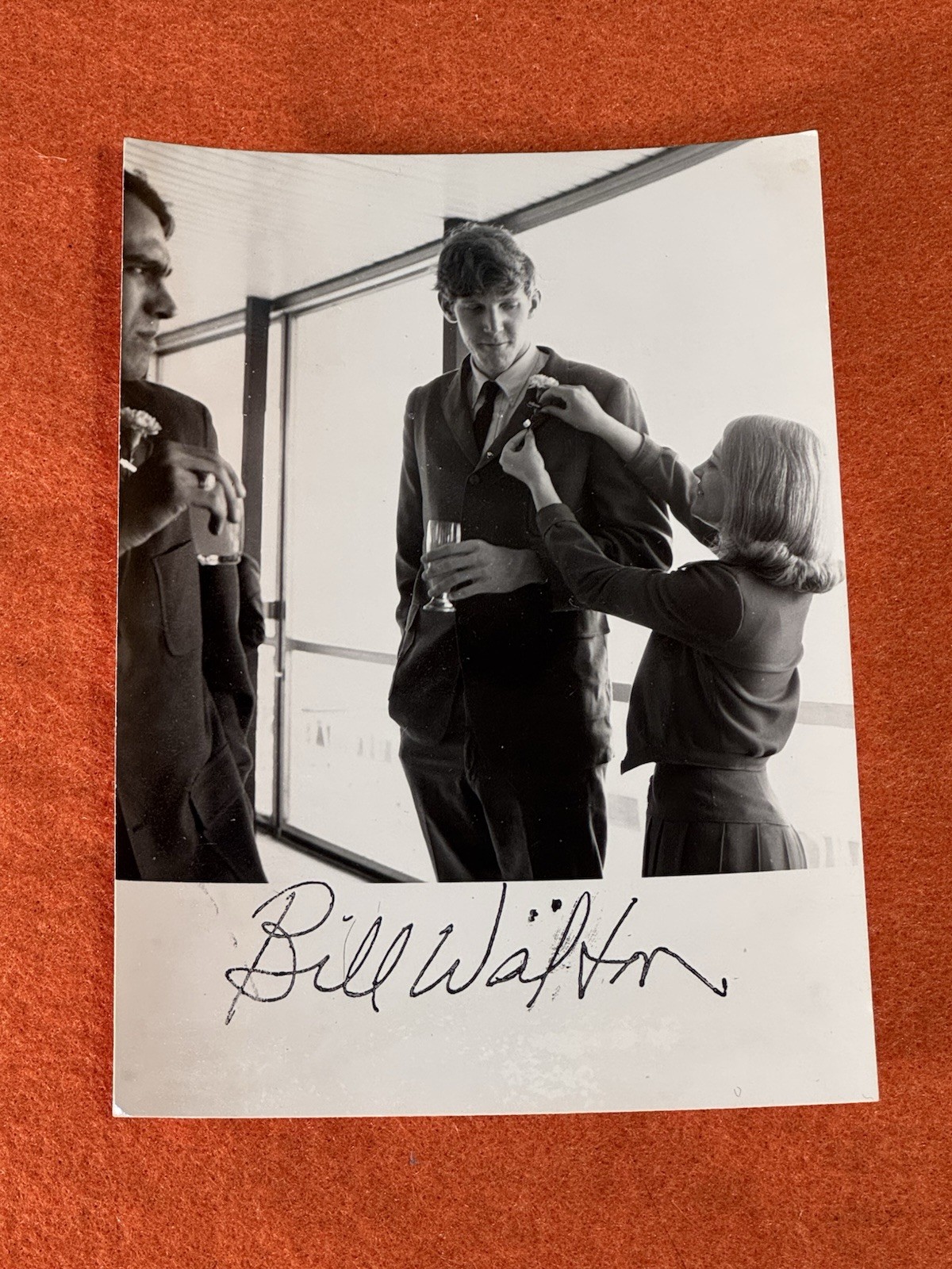 Bill Walton Personally Owned USA Armed Forces FIBA Basketball 1970 Photograph