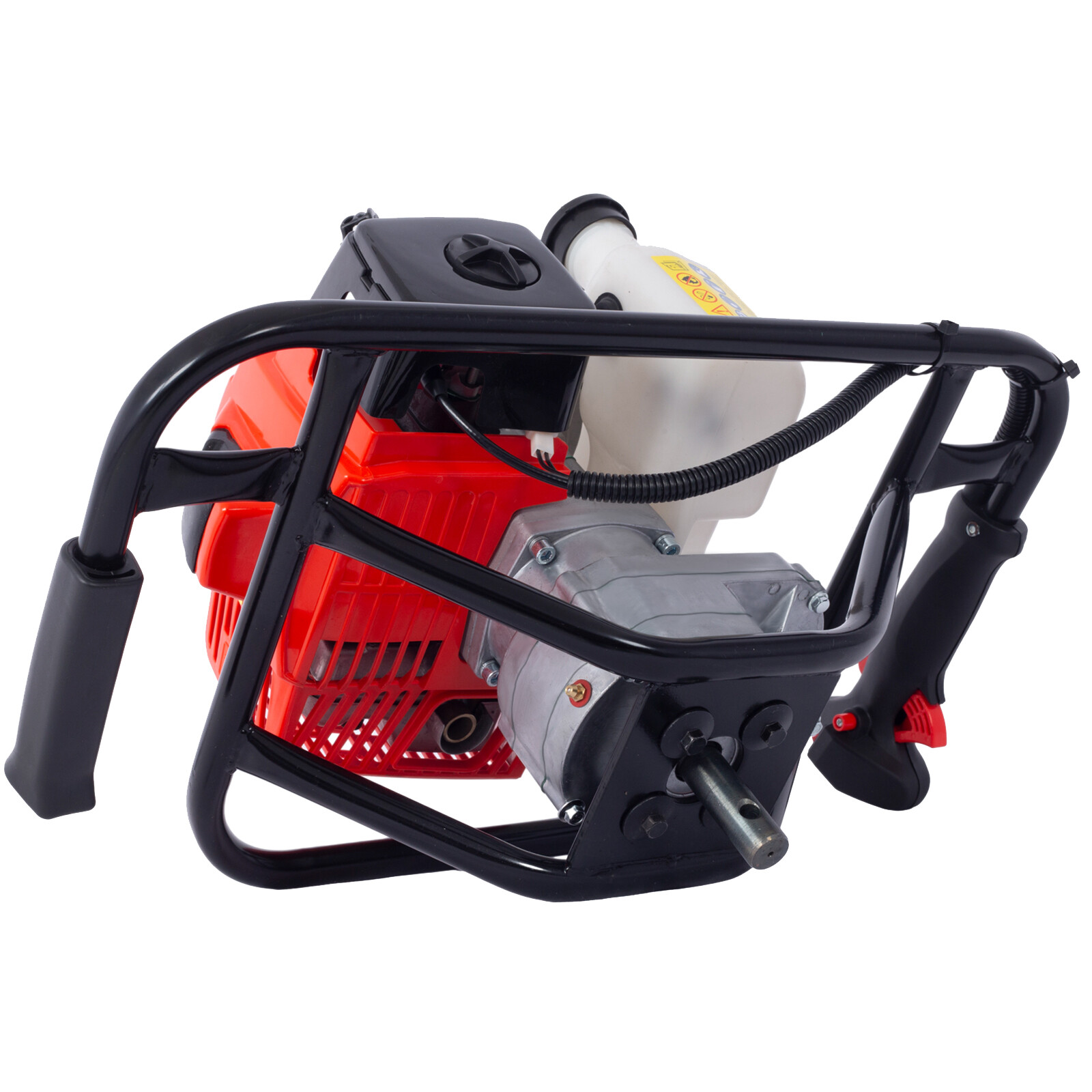 63CC Gas Powered Auger Post Hole Digger with / 6" 10" 12" Earth Auger Drill Bits