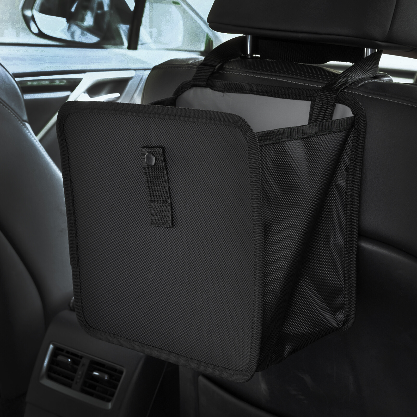 Waterproof Car Truck Trash Can Garbage Litter Bin Bag Seat Organizer Accessories