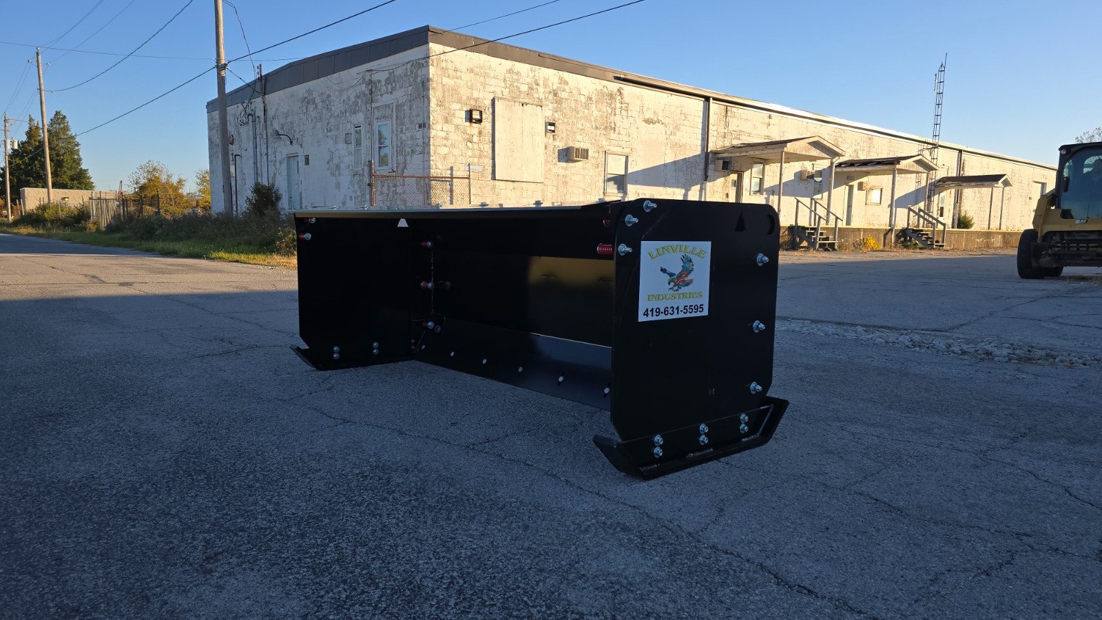 Linville 10'x36" skid steer snow pusher Box NO FAULT LIFETIME WARRANTY Made USA