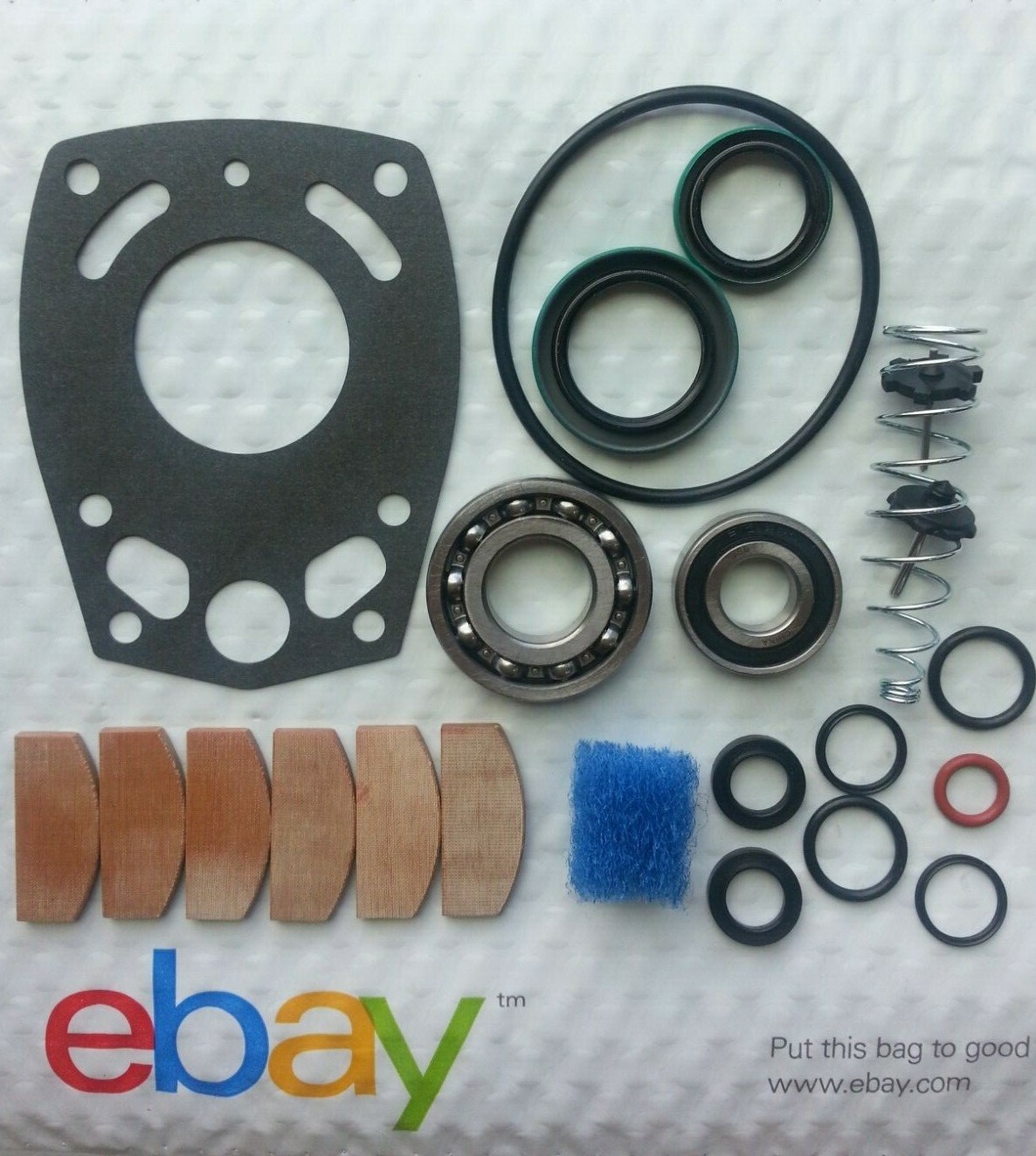 SNAP ON IM75 TUNE UP KIT WITH BEARINGS PLUS A MODIFIED THROTTLE VALVE KIT