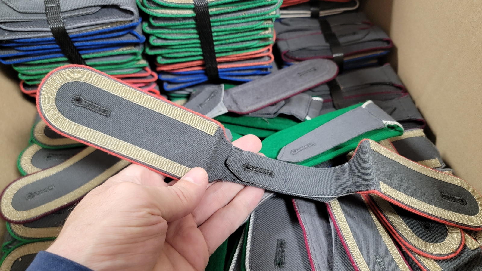 10 PACK German Army Rank Shoulder Boards - Military Surplus