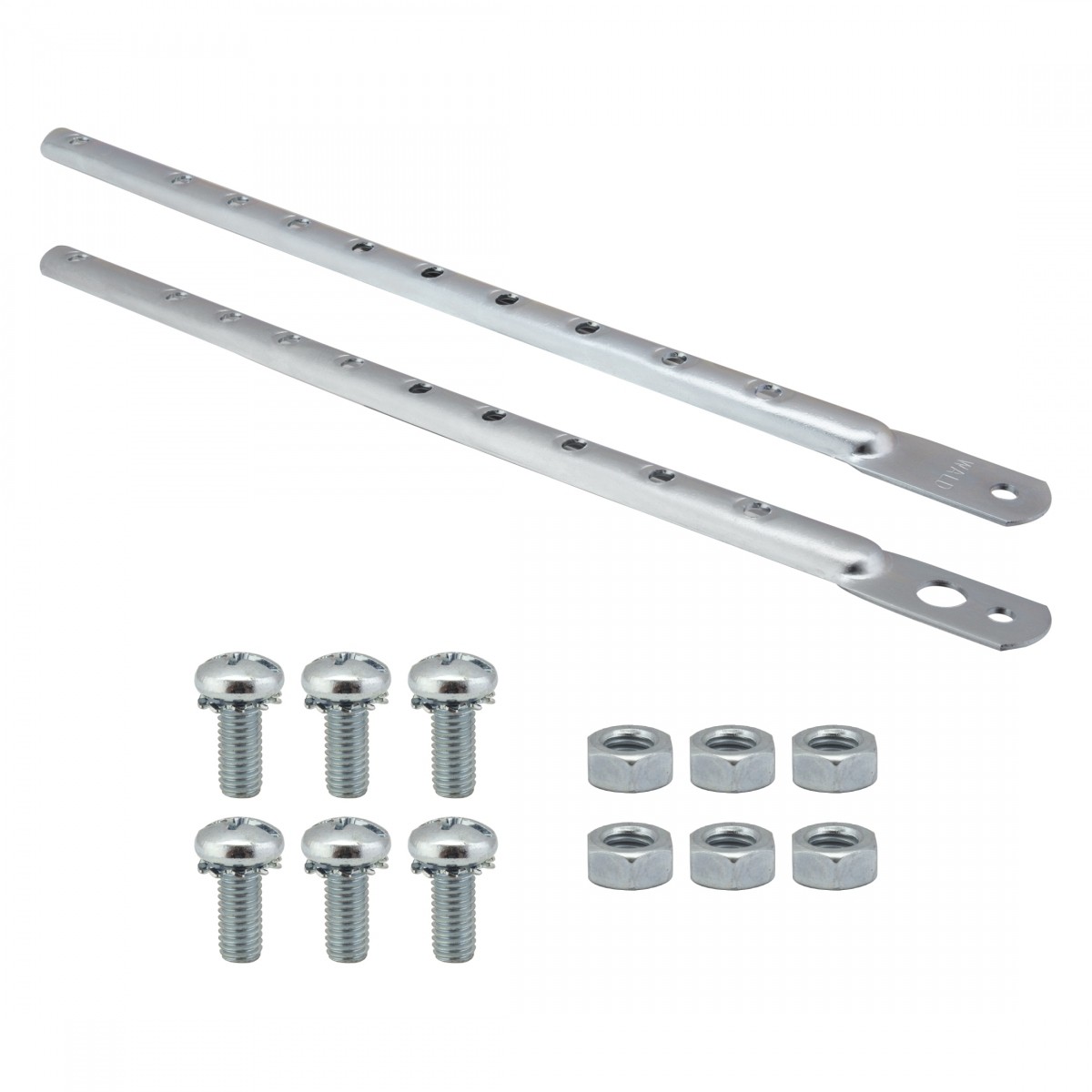 Wald Silver Adjustable Basket Parts Brace Kit | Bicycle Storage & Accessory