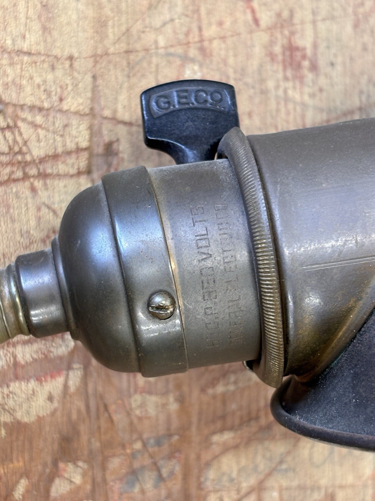 Antique Articulated Brass Faries Desk Lamp