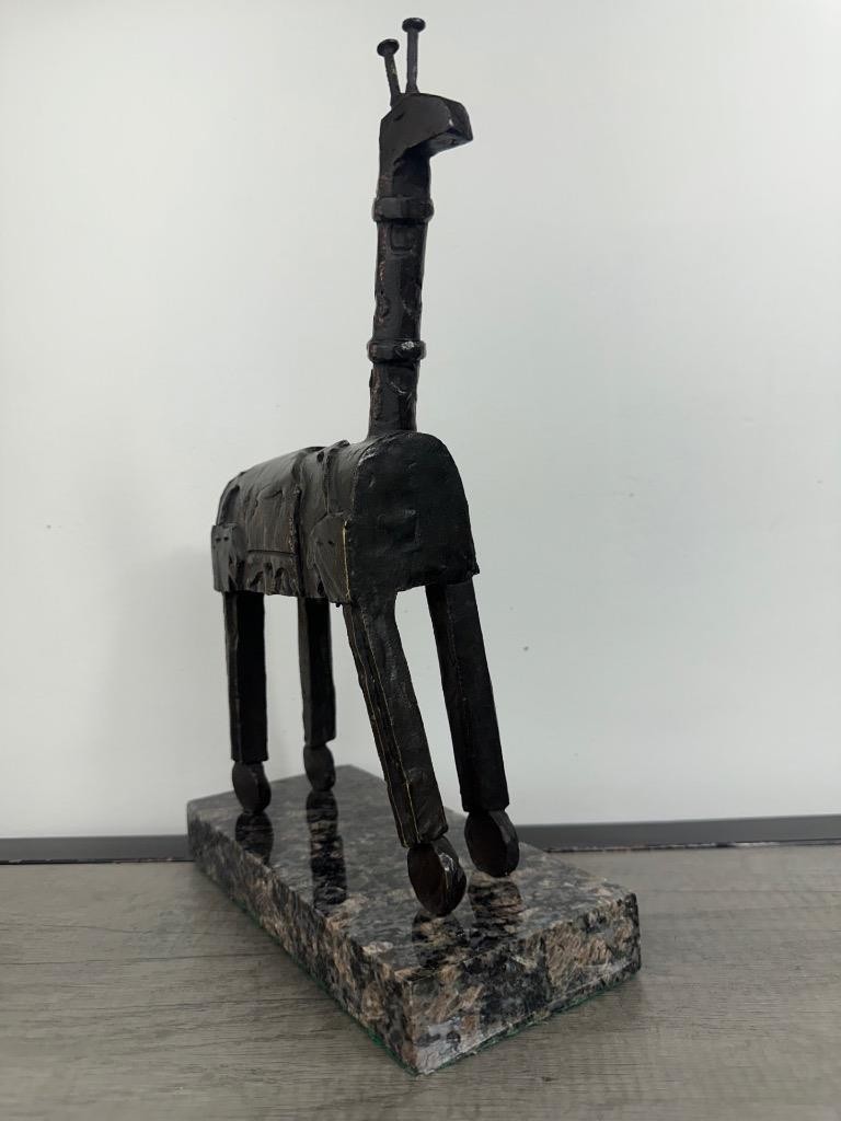 FERNANDO ANDRIACCI " JIRAFA " BRONZE SCULPTURE SIGNED AND NUMBERED