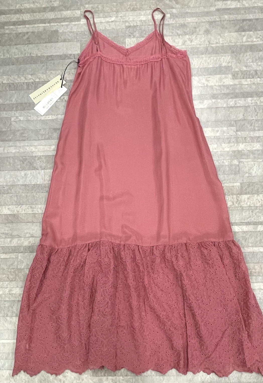 New 4Love And Liberty Johnny Was Long Embroider Silk Boho Slip In Primrose SZ:M