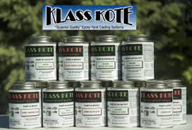 Klass Kote  two part Epoxy Paint Part A 8 or 16 ounce class coat