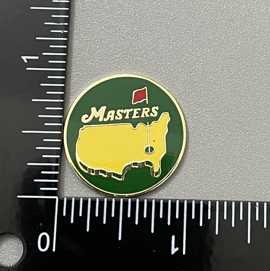 Masters Golf Tournament Ball Marker 1" Diameter