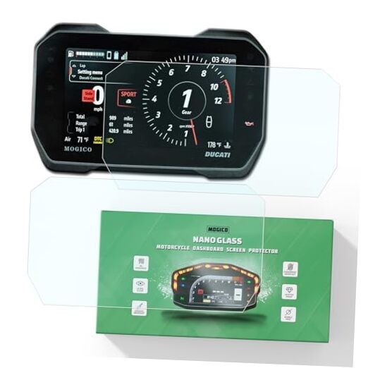 Motorcycle Nano Glass Dashboard Screen Protector Kit for Ducati Multistrada