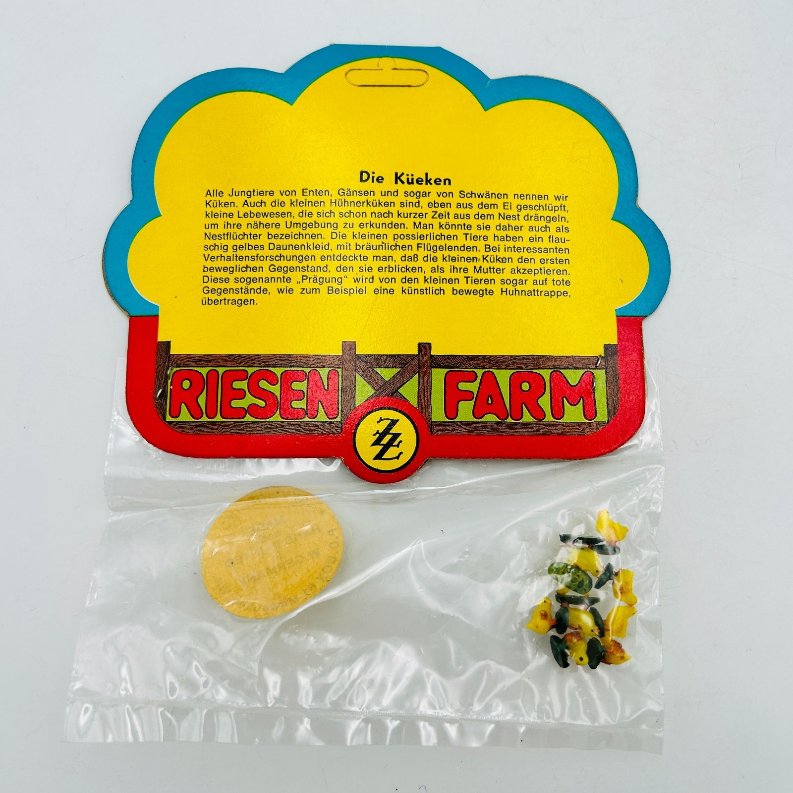 Riesen Farm Mini Baby Chicks NOS Pkg of 9 Hand Painted W Germany Figurines VTG