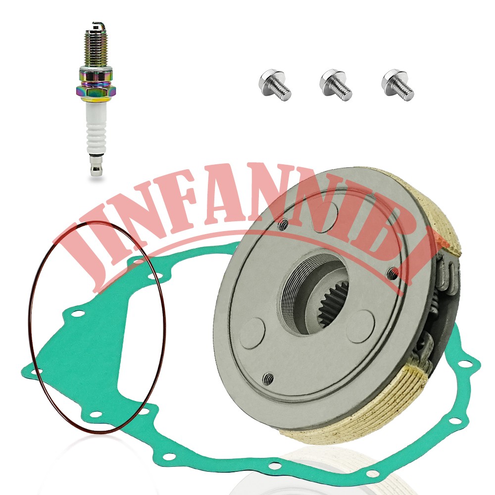 Wet Clutch Assembly Kit & Cover Gasket for Honda Sportrax 250 TRX250EX 2001-2008