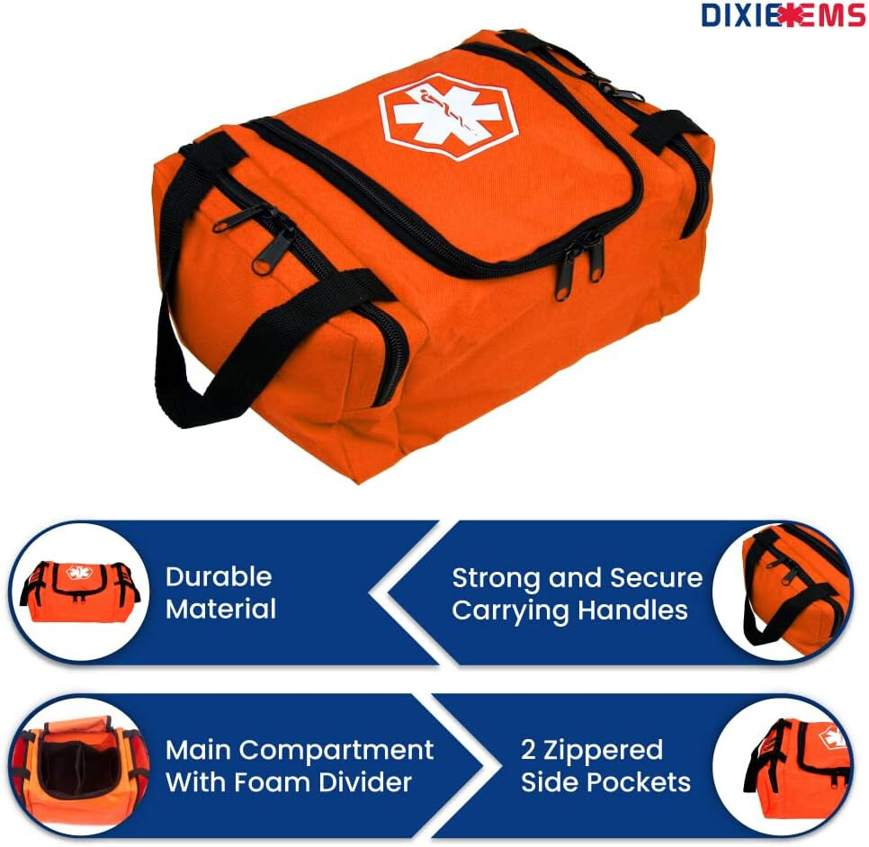 Dixie EMS Dixigear Empty First Responder II Mini Bag - Orange