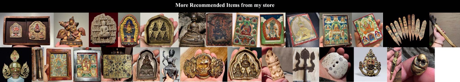 Tibet Vintage Old Buddhist Bai Ma Luosan Master Personal Portrait Badge Amulet