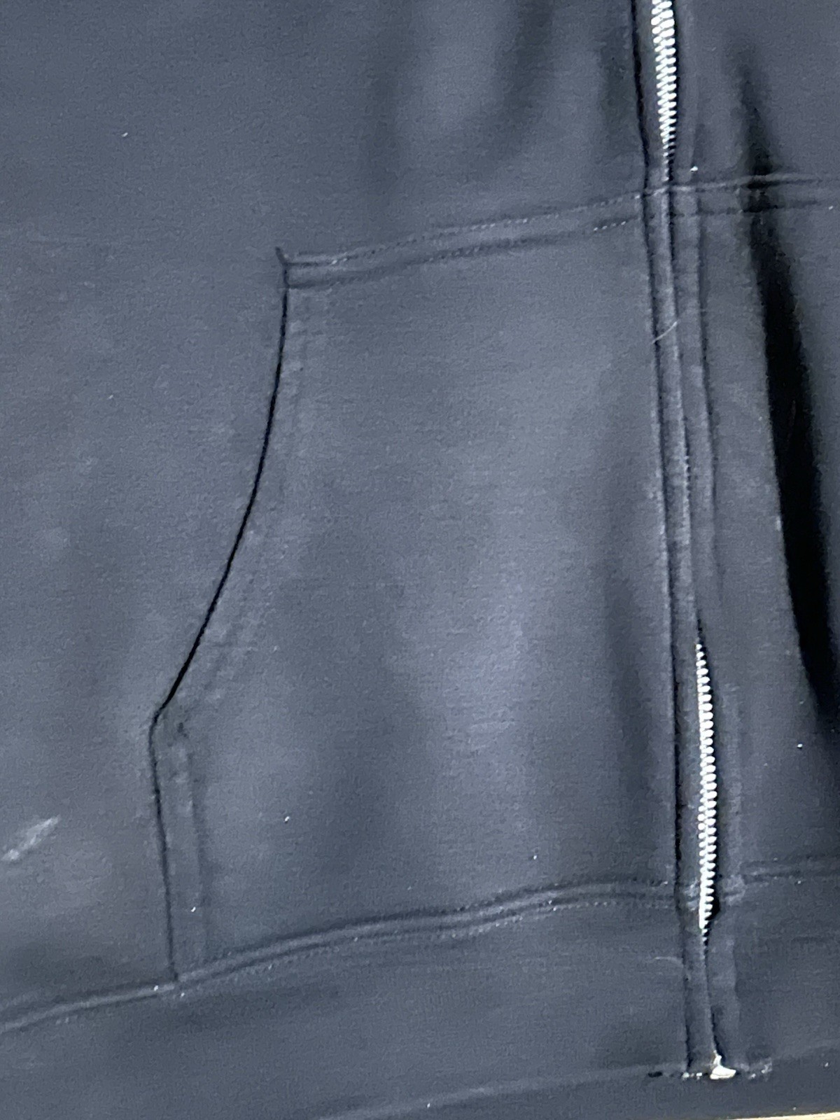 OZZFEST 2003 JACKET OZZY OSBOURNE XL WORN BLACK HOODIE FULL ZIP