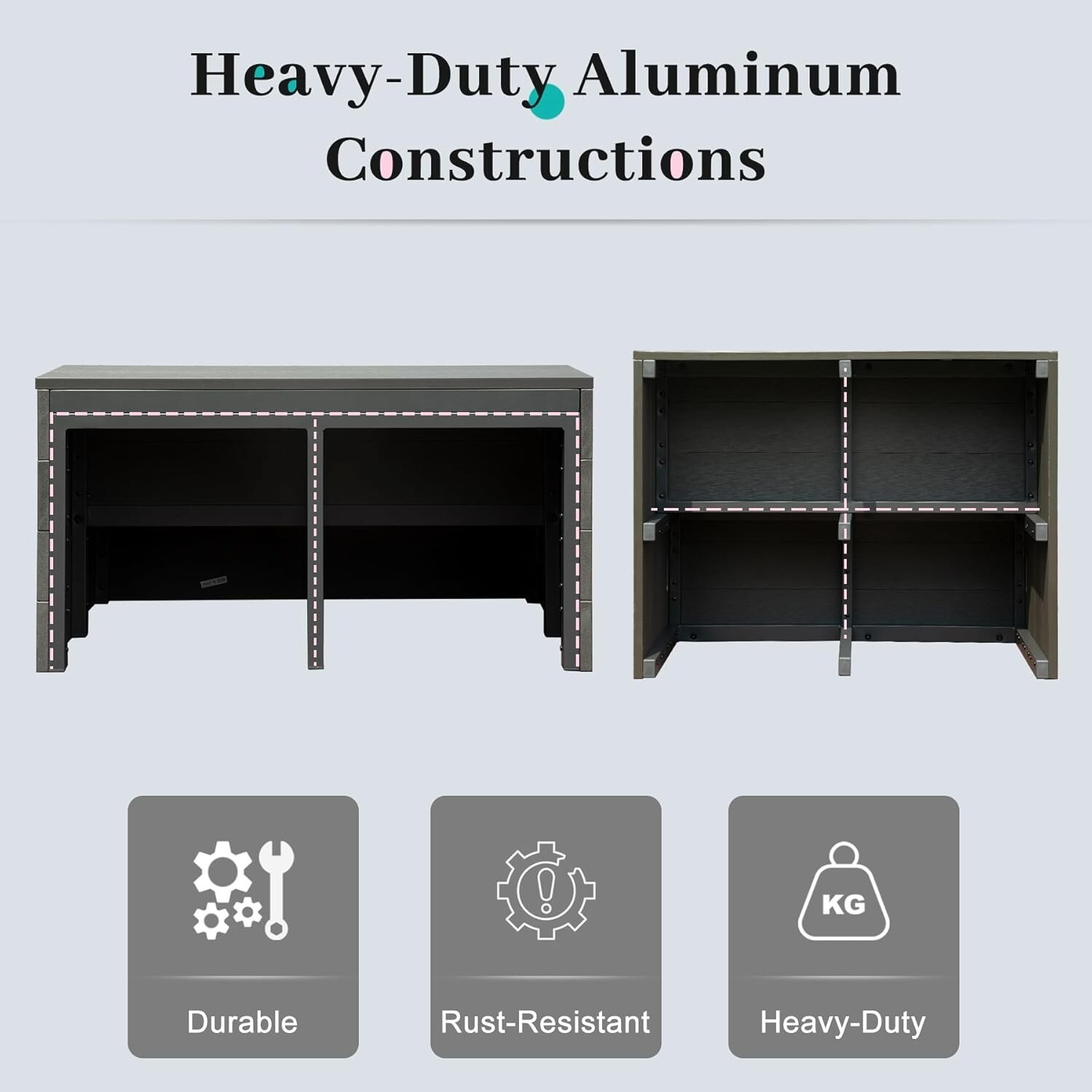 Domi Universal Spa & Hot Tub Step, Non-Slip Heavy Duty Aluminum Spa Steps(Grey)