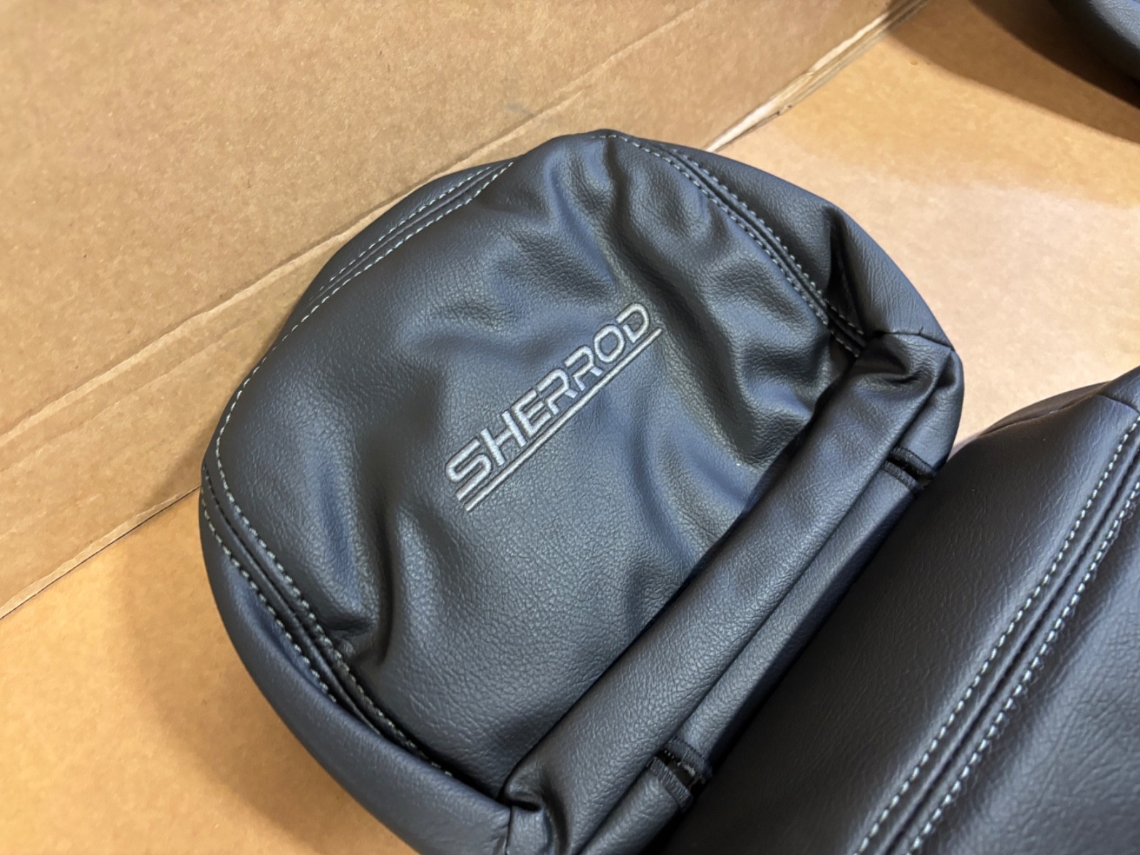 NEW KATZKIN SHERROD Leather Seat Skins FOR 22-25 CHEVY SILVERADO 1500 CREW