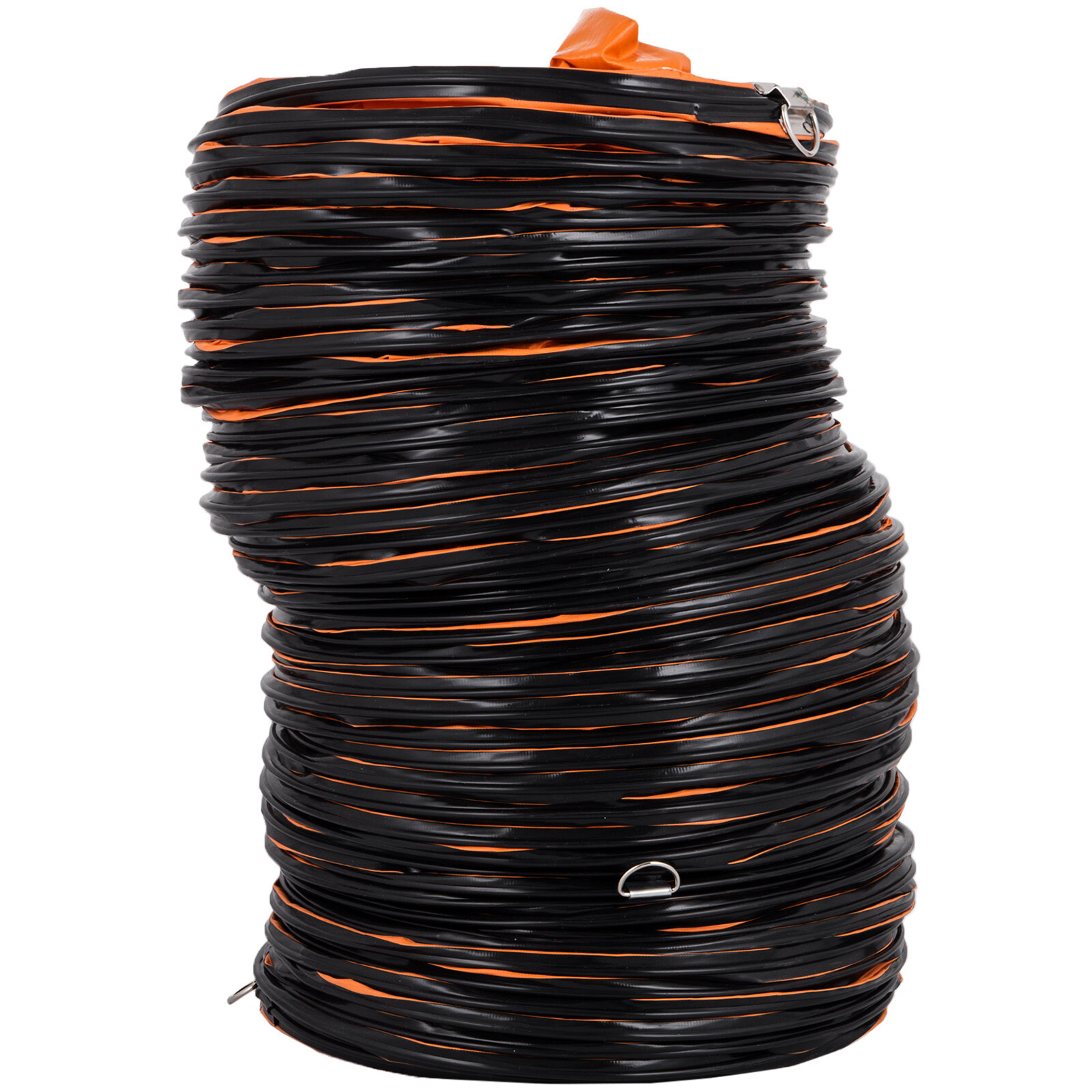 12'' PVC Flexible Ducting 32FT/9.8m Fit Ventilator Orange Gardening Portable